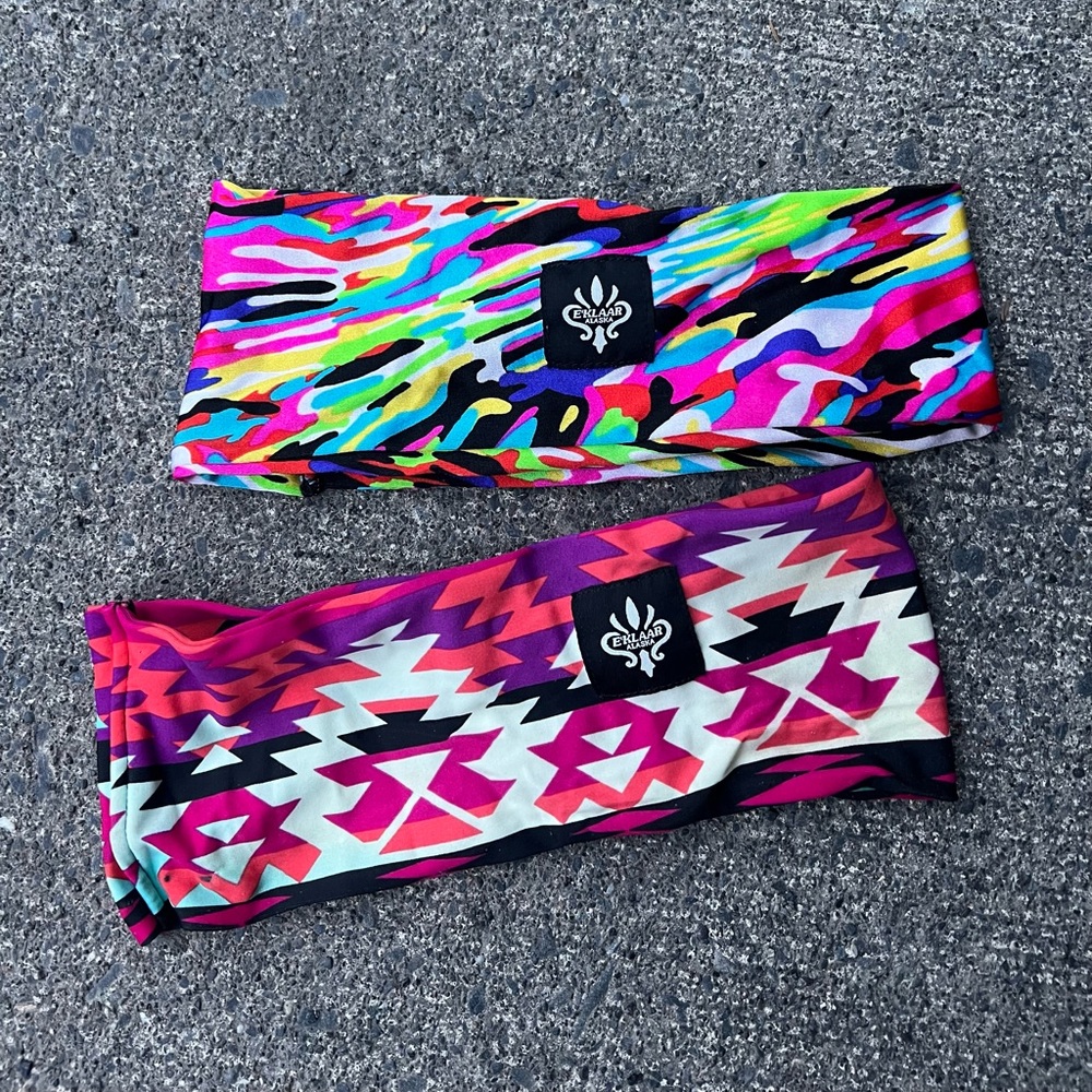 2 Eklaar spandex headbands